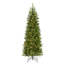 NATIONAL TREE COMPANY 6.5' FT CHRISTMAS TREE 300 LEDS 640 TIPS - GREEN - Like New