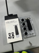 GENERIC WINE SAVER VACUUM PUMP WITH 4 STOPPERS - BLACK - Like New