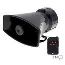 EPATHCHINA 7 TONE SOUND LOUD CAR SIREN VEHICLE HORN AMBULANCE REMOTE - BLACK - Like New