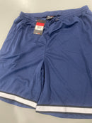 JUMP START MEN'S ACTIVE DRAWSTRING MESH BASKETBALL SHORTS,SIZE: XL - NAVY - Brand New