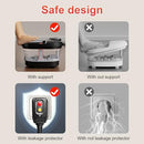 GEHONA COLLAPSIBLE FOOT SPA BATH WITH HEAT FOOT MASSAGER LMT-FCT-0033DL BLACK - Like New