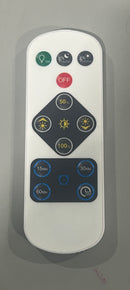 GENERIC LED MOTION SENSOR CEILING LIGHT, BATTERY POWERED WITH REMOTE - WHITE - Like New