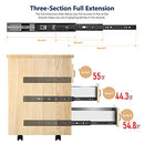 Ravinte 22" Soft Close Drawer Slides 10 Pairs 20 Pack - Black - Brand New