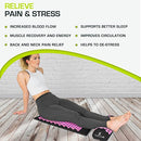 PROSOURCEFIT ACUPRESSURE MAT AND PILLOW SET SIZE LARGE - BLACK/PINK - Brand New