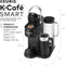 Keurig K-Café SMART Single Serve Coffee Maker 5000365485 - BLACK Like New