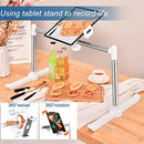 BIFINE TABLET STAND FOR BED AND SOFA LAYING DOWN, 360 ROTATING PF-203 - WHITE - Like New