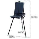 Falling in Art Black Portable French Easel Box Adjustable Metal Tripod - Brand New
