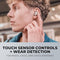 Technics HiFi Wireless Bluetooth Earbuds Noise Cancelling EAH-AZ60M2-S - Silver - Like New