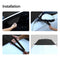 TAPHA EXTRA LARGE 68.5" X 43" WINDSHIELD SNOW COVER FOR ICE & SLEET - BLACK - Brand New