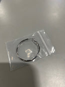 GENERIC SILVER HOOP EARING - SILVER - Like New