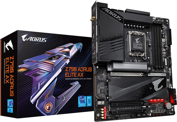 GIGABYTE Z790 AORUS Elite AX Gaming Motherboard Z790-AORUS-ELITE-AX - Black Like New