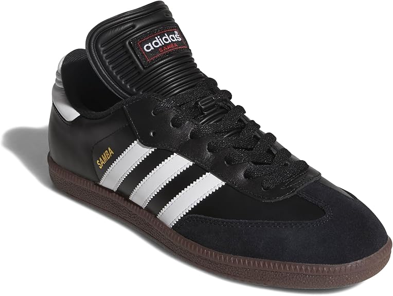 ADIDAS MEN'S SAMBA CLASSIC INDOOR SOCCER SHOE - SIZE: 10.5 - BLACK/WHITE/BLACK - Brand New
