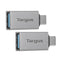 TARGUS® USB-C TO USB-A ADAPTERS, SILVER, PACK OF 2 ADAPTERS, ACA979GL - Like New