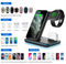 WAITIEE Wireless Charger 3 in 1 Fast Charging Station for Apple BLACK Z5S - Like New