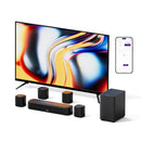 ULTIMEA 7.1CH SOUND BAR SUBWOOFER VIRTUAL SURROUND SOUND SYSTEM TV U2601 - BLACK - Like New