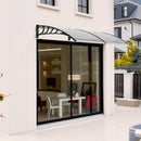 VINGLI WINDOW AWNING DOOR CANOPY EXTERIOR POLYCARBONATE COVER - BLACK - Like New
