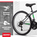 Huffy Stone Mountain Boys 20" Bike, 6 Speed Shimano, 20"/24"/26" Sizes - Brand New