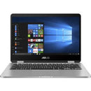 ASUS VivoBook Flip 2IN1 14” HD Touch N4020 4 64GB SSD Grey J401MA-DB02 Like New