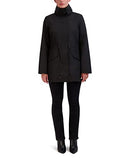 353SP672 COLE HAAN WOMEN'S ADJUSTABLE UNLINED PACKABLE COAT BLACK SIZE M - Brand New