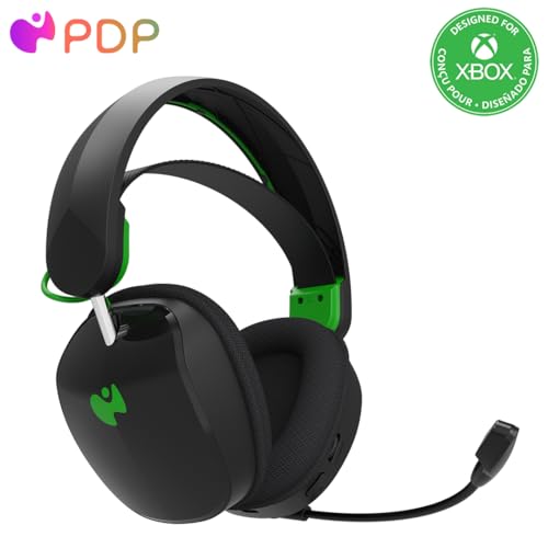 PDP PHANTOM AIR DUAL-MODE WIRELESS GAMING HEADSET - OFFICIALLY LICENSED: BLACK - Like New