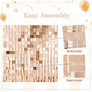 LuoluoHouse Champagne Sequin Panel Backdrops Shimmer Backdrop B0CPHTDQN4 - Brand New