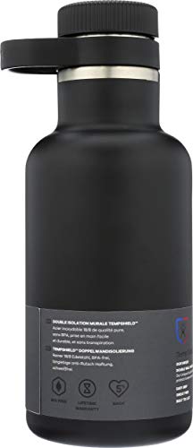 HYDRO FLASK 64 OZ GROWLER G64001 - BLACK - Like New