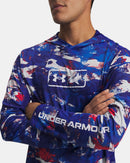 UNDER ARMOUR UA X BLACKTIPH FISH PRO CAMO - SIZE: MEN XL - CASPIAN/WHITE - Brand New