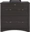 Realspace Pelingo 31”W Lateral 2-Drawer File Cabinet 891254 - Dark Gray Like New