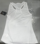STUDIO 33 WOMEN'S SOLID SLEEVELESS RACERBACK TANK TOP - SIZE: WOMEN S - WHITE - Like New