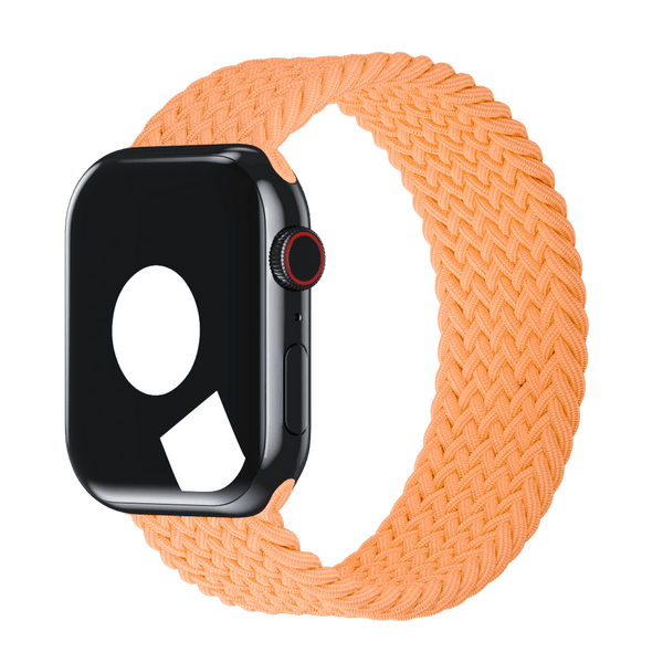 APPLE WATCH BRAIDED SOLO LOOP 41MM, SIZE 9 - BRIGHT ORANGE - Brand New
