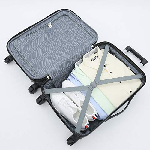 TRAVELERS CLUB MIDTOWN HARDSIDE LUGGAGE TRAVEL, 4-PIECE SET T-55504-001 - BLACK - Brand New