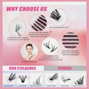 PRO LASH BEAUTY DIY INDIVIDUAL LASH KIT, 280 LASHES BOND - BLACK/PINK - Brand New