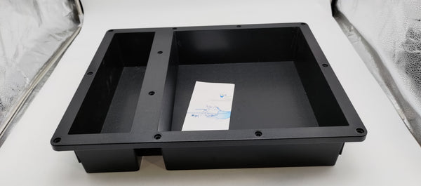 UNI-GREEN RECESSED SHOWER NICHE 16"X20"X4" ORGANIZER STORAGE - BLACK - Like New