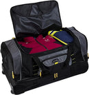 TPRC Sierra Madre II Upright Rolling Duffel Bag 36-Inch PR-93136 - BLACK/GRAY - Like New
