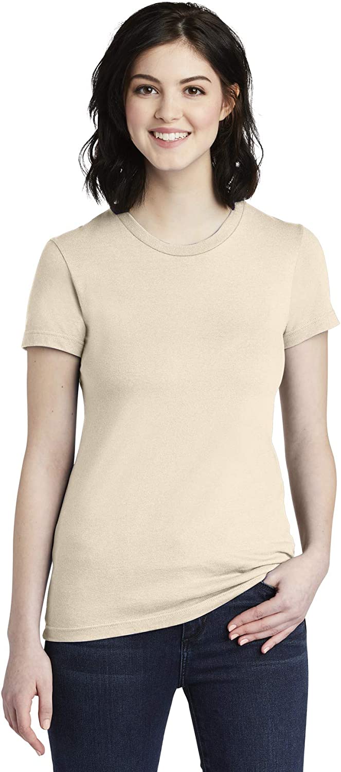 2102W American Apparel Ladies Fine Jersey Short-Sleeve T-Shirt New