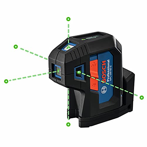 BOSCH GPL100-50G GREEN-BEAM SELF-LEVELING ALIGNMENT LASER - BLACK/BLUE - Like New