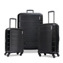 AMERICAN TOURISTER STRATUM 2.0 HARDSIDE EXPANDABLE LUGGAGE, 3PC - JET BLACK - Like New