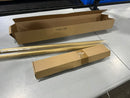 HEIDEAR WC05 HEIDEAR WINDOW CURTAIN RODS GOLD 24"-48" - GOLD - Brand New