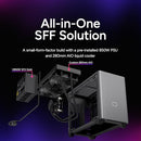 COOLER MASTER NR200P MAX V2 MINI-ITX PC CASE LIQUID COOLER - BLACK/GRAY - Like New