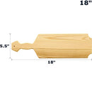 Wood Paddle -22 inch - Fraternity/Sorority Gift - Solid Pine Unfinished Greek - Brand New