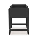 LUE BONA PLASTIC BLACK 16.7" W X 39.4" L X 28-IN H RAISED PLANTER BOX - BLACK - Brand New