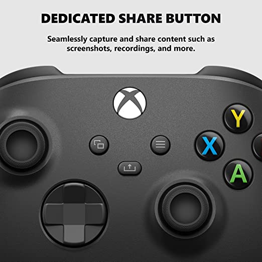 Xbox Core Wireless Controller QAT-00001 – Carbon Black - Scratch & Dent