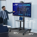 ONKRON Mobile TV Stand on Wheels (TS1551-B) - Black - Brand New