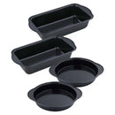 HELL'S KITCHEN 4 PC BAKEWARE SET - BLACK - Like New