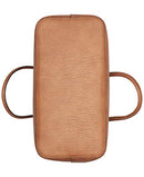 CALVIN KLEIN GABRIANNA BUBBLE LAMB NORTH/SOUTH KEY ITEM TOTE H7GBZ7FQ - CARAMEL - Brand New