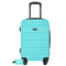 KENSIE PEONIES HARDSIDE CARRY-ON LUGGAGE WITH ID TAG 22 INCH KN-88332-440 - BLUE - Like New