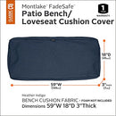 CLASSIC ACCESSORIES MONTLAKE WATER-RESISTANT 59 X 18 X 3 HEATHER INDIGO BLUE - Like New
