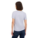 SPYDER WOMENS FLORAL LOGO GRAPHIC TEE T-SHIRT, MIST BLUE, M - MIST BLUE - Brand New
