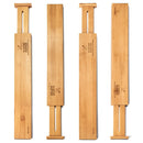KLUTTER KUTTER BAMBOO DRAWER DIVIDERS - SET OF 4 - NATURAL - Like New