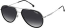 Carrera 295/S - 58/16/150 unisex Sunglasses - BLACK/GREY LENS / SILVER FRAME Like New